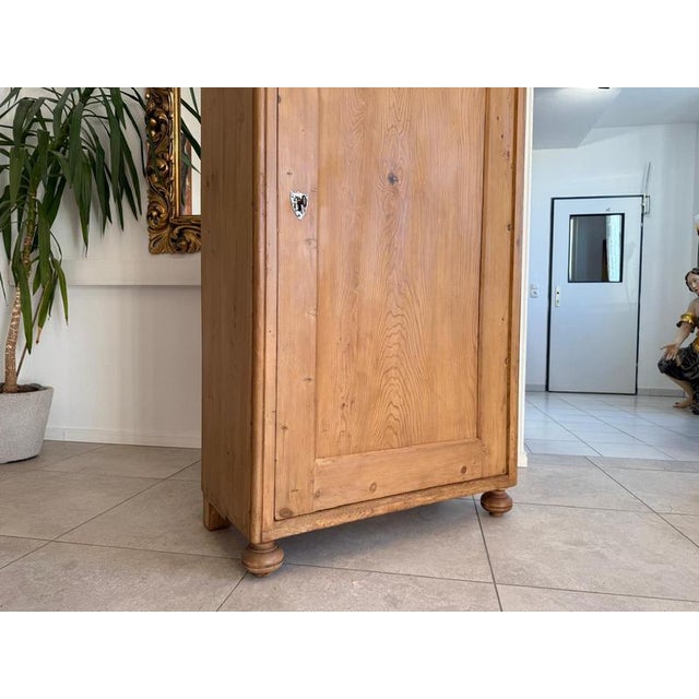 Gründerzeit Style 1-Door Farmhouse Cupboard in Wood For Sale - Image 9 of 11