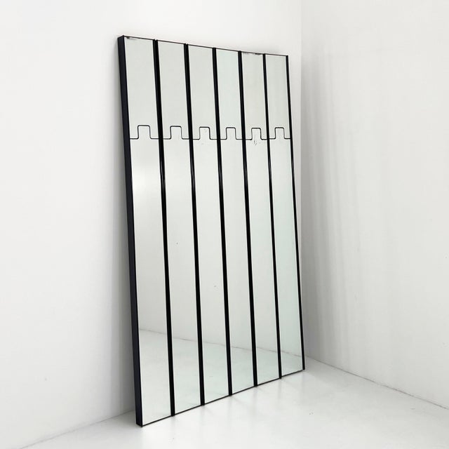 Mirrors with Coat Racks and Light by Luciano Bertoncini for Elco, 1970s, Set of 6 For Sale - Image 11 of 11