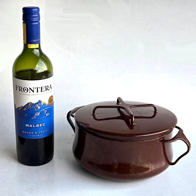 1970s 1970s Dansk Kobenstyle 2 Quart Casserole Pot With Trivet Lid, Designed by Jens H. Quistgaard For Sale - Image 5 of 14