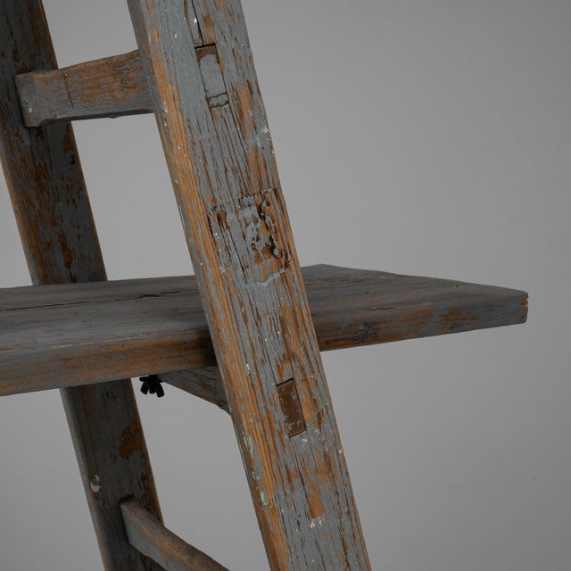 Mid 20th Century France Gray Wood Bookcase For Sale - Image 10 of 11