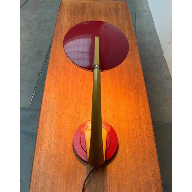 Rare table lamp from the renowned luminaire manufacturer Chamfer to a design by Luis Pérez de la Oliva from the 60s. Here...