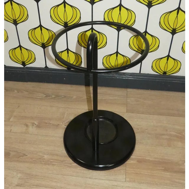 Black Umbrella Stand, 1980s For Sale - Image 9 of 10