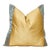 Gold Tan Festive Silk Euro Pillow Cover For Sale