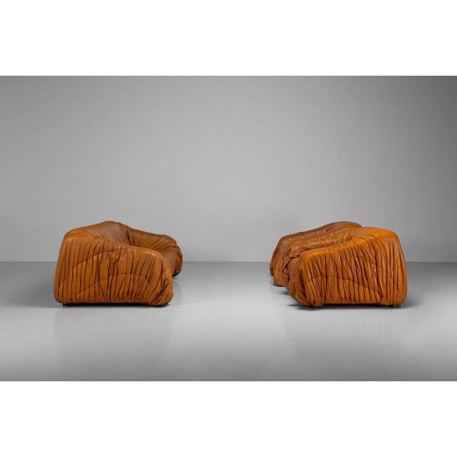 Animal Skin Piumino Sofa by De Pas, D'Urbino and Lomazzi Italy 1970s For Sale - Image 7 of 18