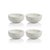 2020s Modica 4.5" Soft Organic Shape Ceramic Bowls, Set of 4 For Sale - Image 5 of 5