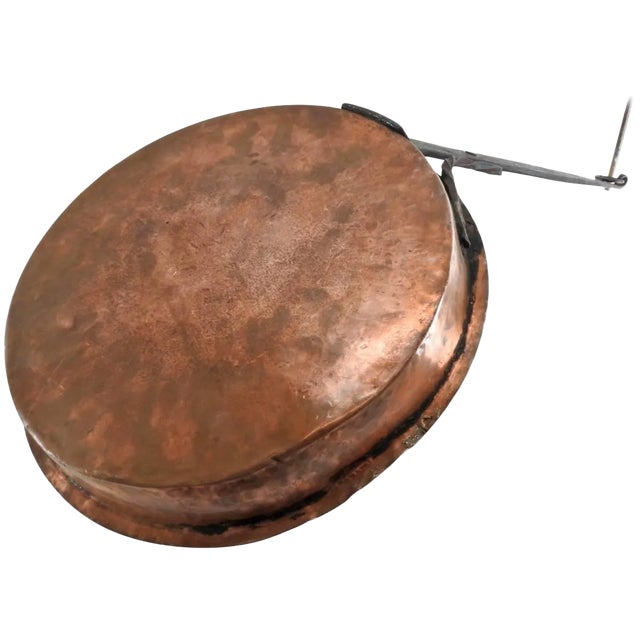 Early 19th Century Antique Copper Jelly Pan From France For Sale