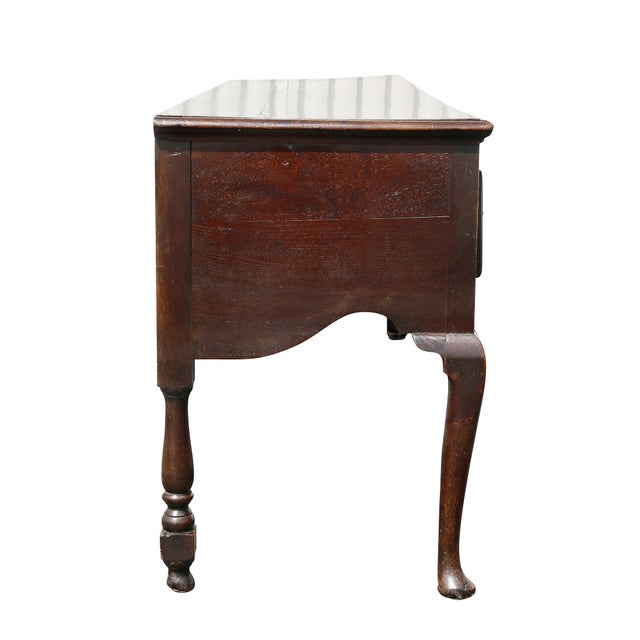 George II Oak Dresser Base For Sale - Image 9 of 12