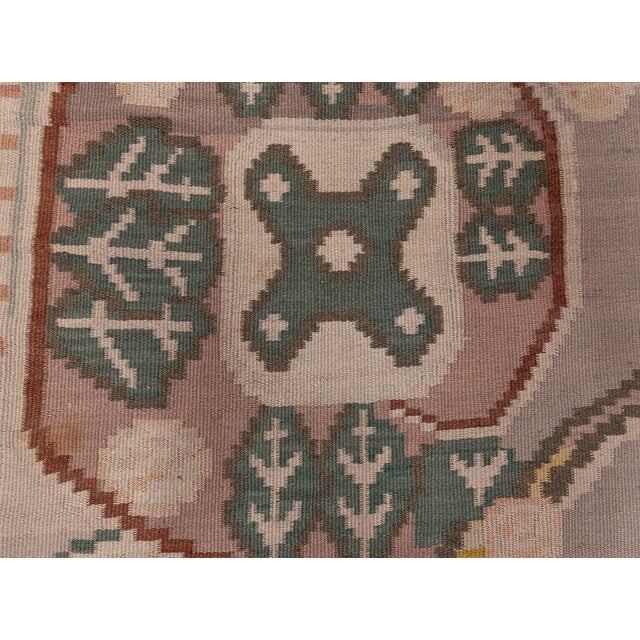 1920s Bessarabian Carpet, European Needlework For Sale In New York - Image 6 of 10