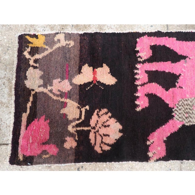 Mid 20th Century Galerie Shabab Collection Mid-20th Century Tibetan Pictorial Runner For Sale - Image 5 of 8