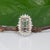 2020s Lab Diamond Semi-Mount Ring With 24 Diamond Accents in Solid 14k Gold, Size 6.75 For Sale - Image 5 of 9