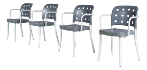 Minni Chairs by Antonio Citterio for Halifax, Italy, 1980s, Set of 4