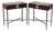 Pair of Marge Carson Tao Side Tables For Sale