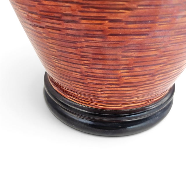 Vintage Bitossi Italian Mid-Century Textured Ceramic Ginger Jar For Sale - Image 11 of 12