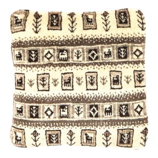 Pasargad DC Fine Hand Knotted Persian Gabbeh Pillow For Sale