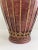 Ceramic Large Red Earthenware Amphora-Style Vessel With Woven Rattan Accents For Sale - Image 7 of 8