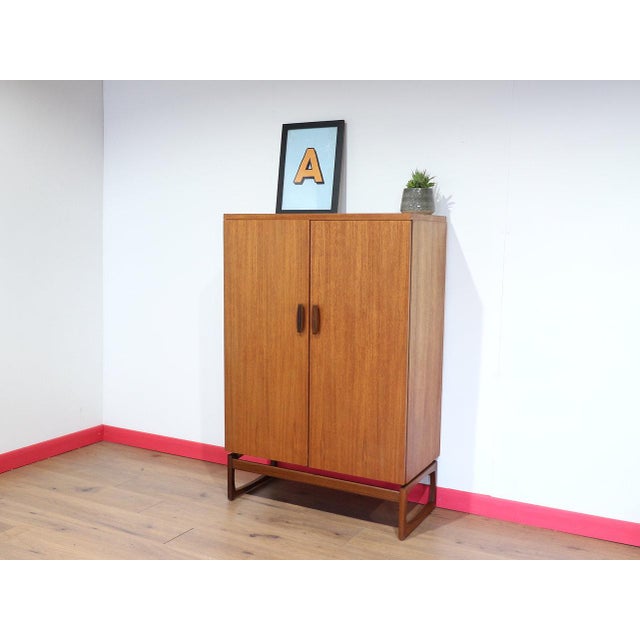 Mid Century Modern Vintage Teak Armoire Wardrobe by G Plan Danish Style For Sale - Image 9 of 15