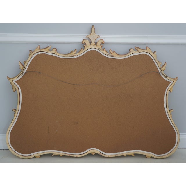 Italian Gold Frame Chippendale Sideboard Mantle Mirror For Sale - Image 11 of 12