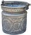 One-of-a-kind antique Moroccan bucket with handle, elegantly constructed of solid and very heavy metal, in an elegant...