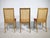 Red Mid-Century Modern Walnut Wicker Dining Chairs by Dillingham, 1960s, Set of 8 For Sale - Image 8 of 13