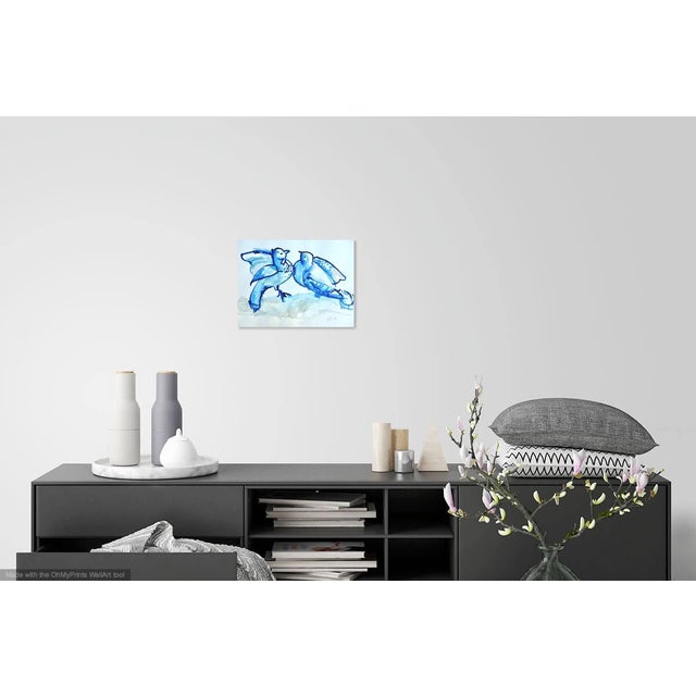 Contemporary Blue Doves in Love For Sale - Image 3 of 3