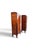 English Pair of English Adam Revival Hand-Painted Satinwood Pedestal Cabinets For Sale - Image 3 of 11