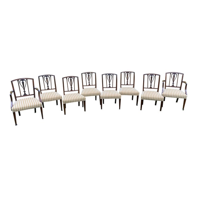 18th Century English Dining Chairs - Set of 8 For Sale