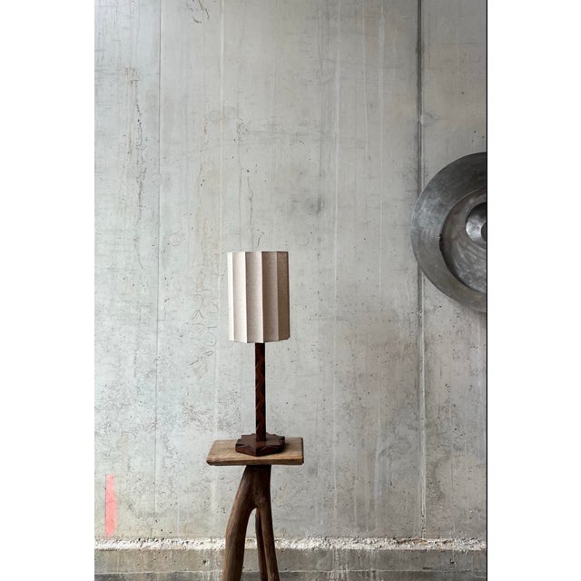 Mid-Century Modern Vintage Handmade Sculptural Table Lamp in the style of Brancusi For Sale - Image 3 of 10