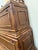 English British Colonial Style Woven Rattan and Faux Bamboo Cabinet That Converts to a Secretary, C 1970's For Sale - Image 3 of 11