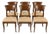 Late 18th Century Set of Six Italian Walnut Directoire Chairs For Sale
