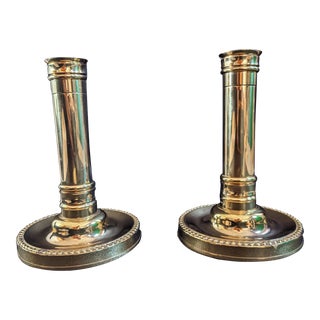Pair of Vintage Baldwin Brass Candlesticks For Sale