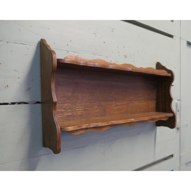 Arts and Crafts Open Front Wall Hanging Bookshelf, 1960 For Sale - Image 3 of 6