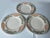 A beautiful set of three French plates by Longwy, in Antibes pattern. The plates feature a design of oranges, leaves,...