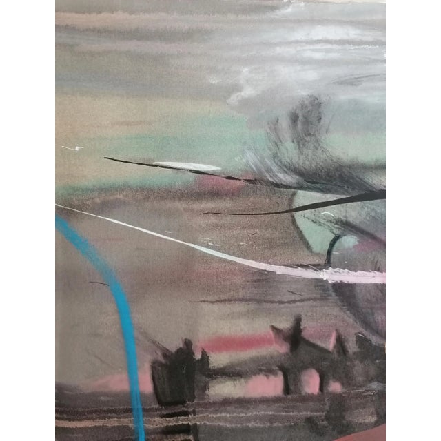 Kerch 2023 acrylic on canvas 160x150x1 this work represents a landscape in a flow of untamed emotions. Using acrylics and...