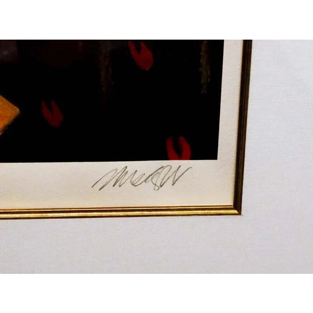 2010s Mackenzie Thorpe "Out Together" Hand Signed Numbered Serigraph Art Print For Sale - Image 5 of 7