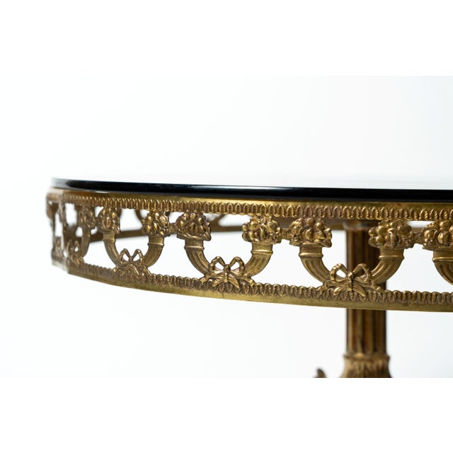Hollywood Regency Koi Brass Coffee Table, 1970s For Sale - Image 4 of 9