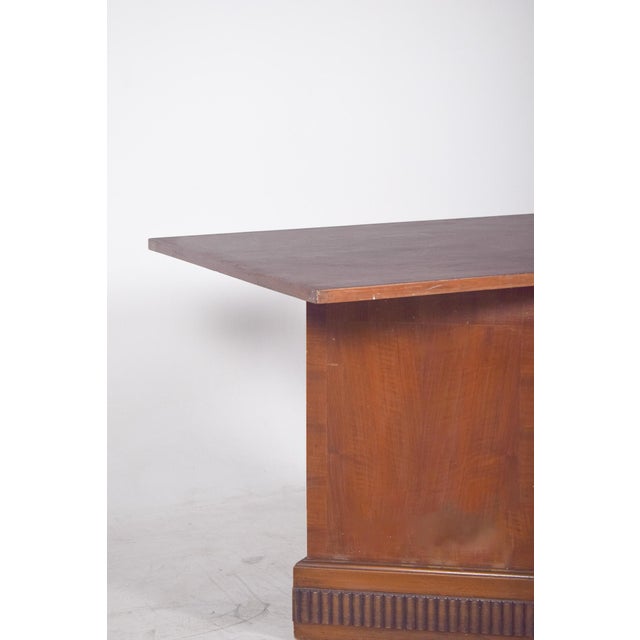 Vintage European Table with Base Unit and Door, 1950s For Sale - Image 4 of 8