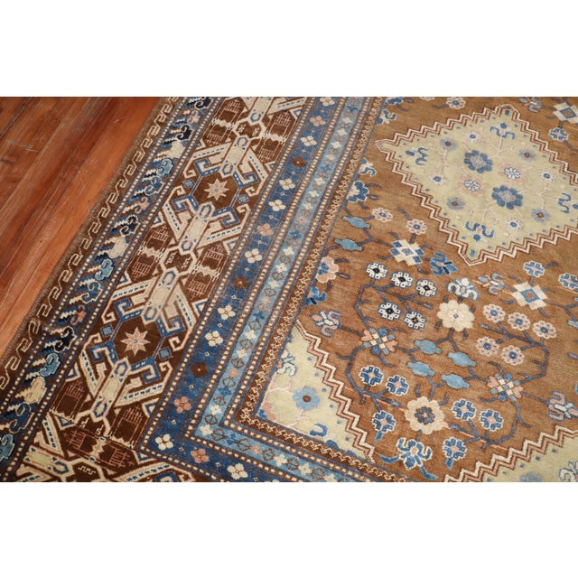 Antique Zabihi Collection Khotan Rug - 10'10" x 13'7" For Sale - Image 4 of 12