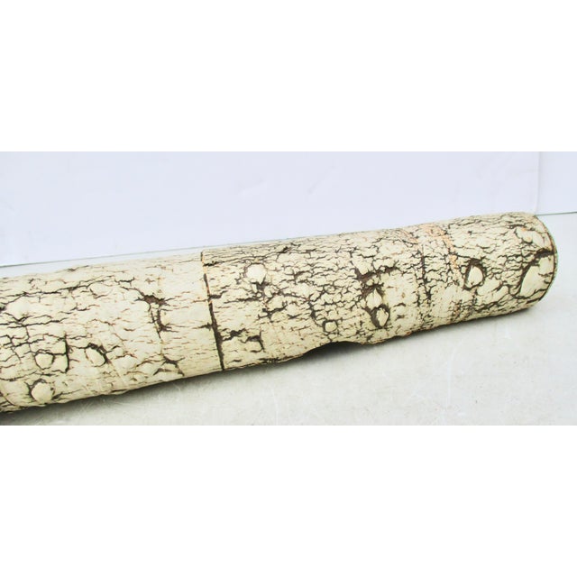 Peter Lane Ceramic Log Wall Vase/Pocket Circa 1998 For Sale - Image 4 of 8