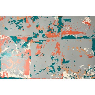 Walter Darby Bannard, Large Mandragora Abstract Expressionist Screenprint Lithograph Darby Bannard, c.1980 For Sale