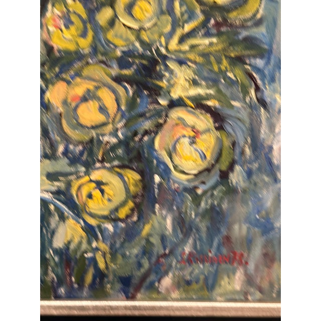 S. Koskinen, Flower, 1978, Oil on Canvas, Framed For Sale - Image 6 of 18