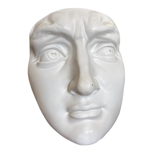 Vintage Souvenir of Grand Tour David Face Sculpture Decor.