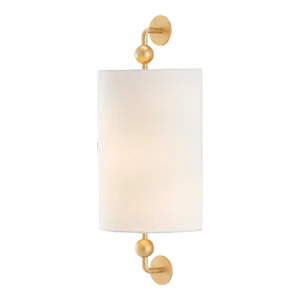 Currey & Company Tavey Gold Wall Sconce
