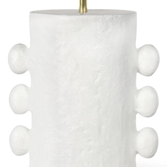 Regina Andrew Maya Metal Table Lamp, White For Sale - Image 4 of 6