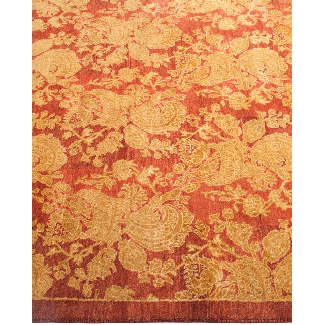 Mogul Collection Hand-Knotted Area Rug - Pink 3' 1" x 5' 0" For Sale - Image 4 of 9