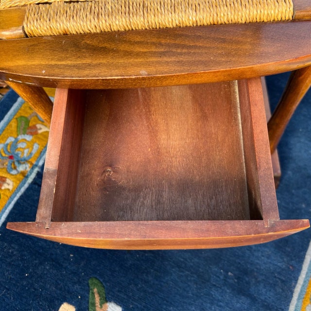 Brown Italian Mid-Century Modern Beech Valet Chair by Spqr For Sale - Image 8 of 11