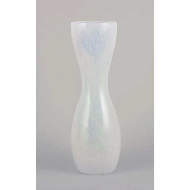 Tall and Slender Vase with Flowers by Ulrica Hydman Vallien for Kosta Boda For Sale - Image 5 of 9