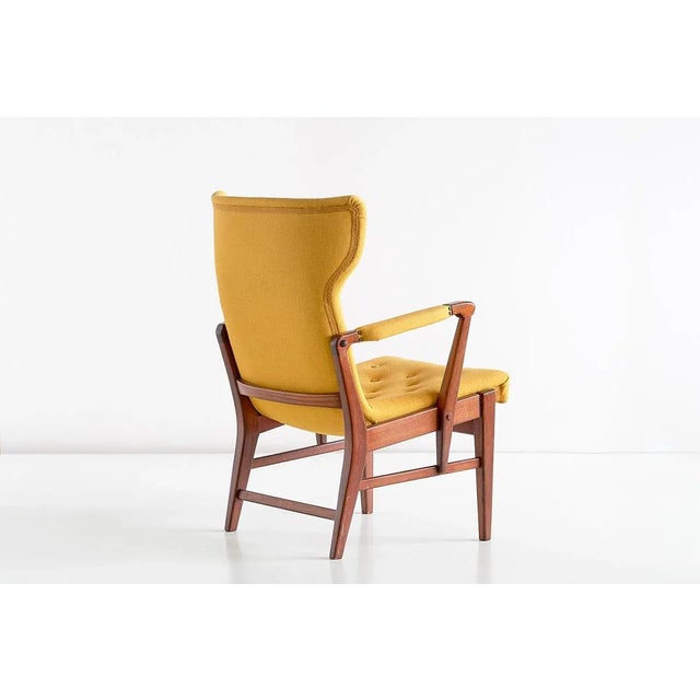 Set of Mahogany Armchairs by Bertil Söderberg for Nordiska Kompaniet, 1940s For Sale - Image 13 of 16