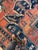 Antique Persian Serapi KING of KINGS DIAMOND Textile in Terracotta Rug 9.8 x 16 For Sale - Image 14 of 18