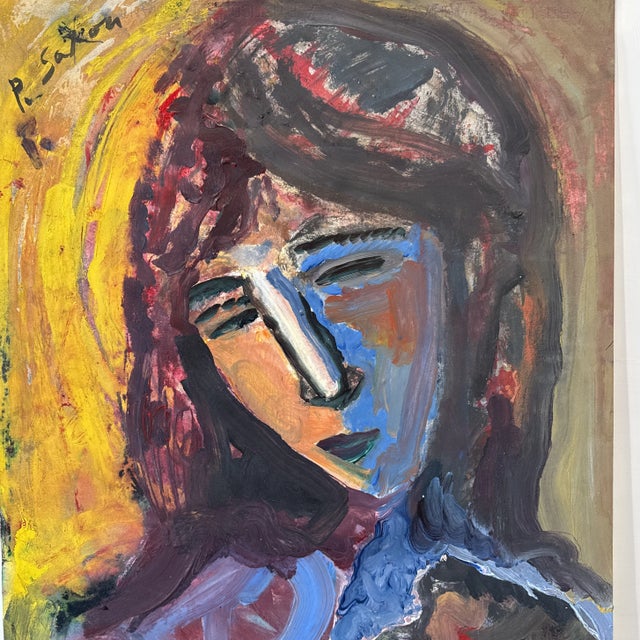 Artist : Phil Saxon Original Piece Signed on the front Unframed Work on Paper