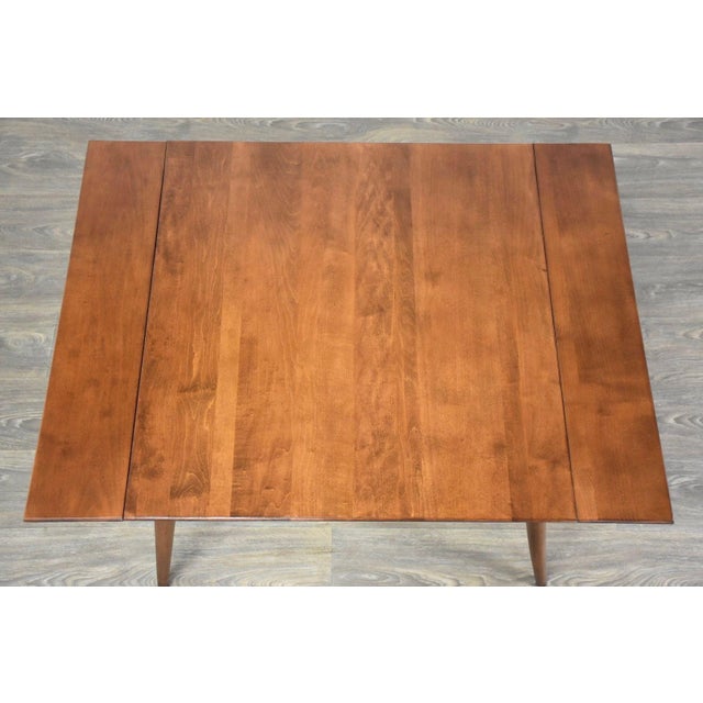 1960s Refinished Paul McCobb Planner Group Maple Dining Table For Sale - Image 9 of 9